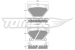 TOMEX Brakes Piduriklotsi komplekt,  ketaspidur TX 13-77