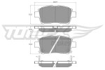 TOMEX Brakes Piduriklotsi komplekt,  ketaspidur TX 13-88