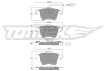 TOMEX Brakes Piduriklotsi komplekt,  ketaspidur TX 13-931