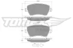 TOMEX Brakes Piduriklotsi komplekt,  ketaspidur TX 14-16