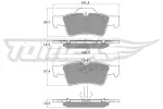 TOMEX Brakes Piduriklotsi komplekt,  ketaspidur TX 14-30