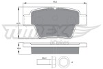 TOMEX Brakes Piduriklotsi komplekt,  ketaspidur TX 14-65