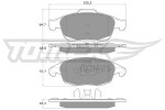 TOMEX Brakes Piduriklotsi komplekt,  ketaspidur TX 14-84