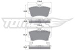 TOMEX Brakes Piduriklotsi komplekt,  ketaspidur TX 14-97