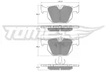 TOMEX Brakes Piduriklotsi komplekt,  ketaspidur TX 15-24