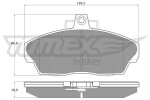 TOMEX Brakes Piduriklotsi komplekt,  ketaspidur TX 15-40