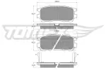 TOMEX Brakes Piduriklotsi komplekt,  ketaspidur TX 15-44