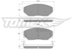 TOMEX Brakes Piduriklotsi komplekt,  ketaspidur TX 15-53
