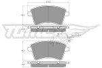 TOMEX Brakes Piduriklotsi komplekt,  ketaspidur TX 15-841