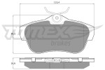 TOMEX Brakes Piduriklotsi komplekt,  ketaspidur TX 15-94