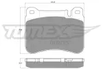 TOMEX Brakes Piduriklotsi komplekt,  ketaspidur TX 16-20