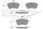 TOMEX Brakes Piduriklotsi komplekt,  ketaspidur TX 16-41