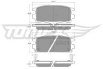 TOMEX Brakes Piduriklotsi komplekt,  ketaspidur TX 16-43