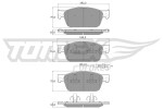 TOMEX Brakes Piduriklotsi komplekt,  ketaspidur TX 16-46