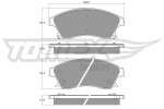 TOMEX Brakes Piduriklotsi komplekt,  ketaspidur TX 16-50