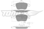 TOMEX Brakes Piduriklotsi komplekt,  ketaspidur TX 16-75