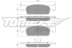 TOMEX Brakes Piduriklotsi komplekt,  ketaspidur TX 16-941