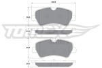 TOMEX Brakes Piduriklotsi komplekt,  ketaspidur TX 16-96
