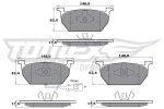 TOMEX Brakes Piduriklotsi komplekt,  ketaspidur TX 17-03