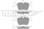 TOMEX Brakes Piduriklotsi komplekt,  ketaspidur TX 17-051