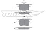 TOMEX Brakes Piduriklotsi komplekt,  ketaspidur TX 17-05