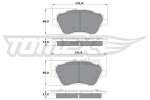 TOMEX Brakes Piduriklotsi komplekt,  ketaspidur TX 17-16