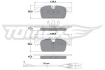 TOMEX Brakes Piduriklotsi komplekt,  ketaspidur TX 17-31