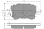 TOMEX Brakes Piduriklotsi komplekt,  ketaspidur TX 17-32