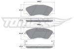 TOMEX Brakes Piduriklotsi komplekt,  ketaspidur TX 17-44
