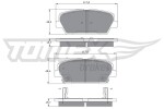 TOMEX Brakes Piduriklotsi komplekt,  ketaspidur TX 17-45