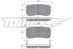 TOMEX Brakes Piduriklotsi komplekt,  ketaspidur TX 17-50