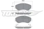 TOMEX Brakes Piduriklotsi komplekt,  ketaspidur TX 17-67