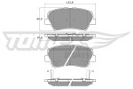 TOMEX Brakes Piduriklotsi komplekt,  ketaspidur TX 17-68