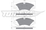 TOMEX Brakes Piduriklotsi komplekt,  ketaspidur TX 17-73