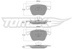 TOMEX Brakes Piduriklotsi komplekt,  ketaspidur TX 17-74