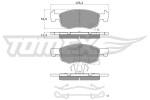 TOMEX Brakes Piduriklotsi komplekt,  ketaspidur TX 17-92