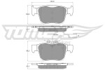 TOMEX Brakes Piduriklotsi komplekt,  ketaspidur TX 18-161