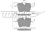 TOMEX Brakes Piduriklotsi komplekt,  ketaspidur TX 18-16