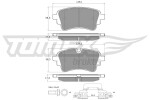 TOMEX Brakes Piduriklotsi komplekt,  ketaspidur TX 18-231