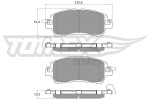TOMEX Brakes Piduriklotsi komplekt,  ketaspidur TX 18-26
