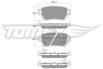 TOMEX Brakes Piduriklotsi komplekt,  ketaspidur TX 18-27