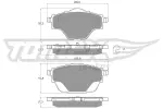 TOMEX Brakes Piduriklotsi komplekt,  ketaspidur TX 18-37