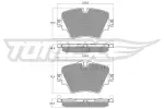 TOMEX Brakes Piduriklotsi komplekt,  ketaspidur TX 18-43