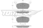 TOMEX Brakes Piduriklotsi komplekt,  ketaspidur TX 18-73