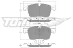 TOMEX Brakes Piduriklotsi komplekt,  ketaspidur TX 18-84