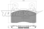 TOMEX Brakes Piduriklotsi komplekt,  ketaspidur TX 18-89