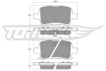 TOMEX Brakes Piduriklotsi komplekt,  ketaspidur TX 19-11
