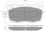 TOMEX Brakes Piduriklotsi komplekt,  ketaspidur TX 19-23