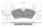 TOMEX Brakes Piduriklotsi komplekt,  ketaspidur TX 19-26