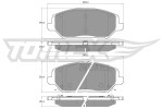 TOMEX Brakes Piduriklotsi komplekt,  ketaspidur TX 19-59